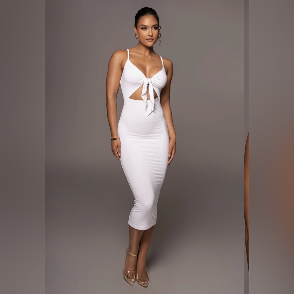 JLUXLABEL white cutout dress
